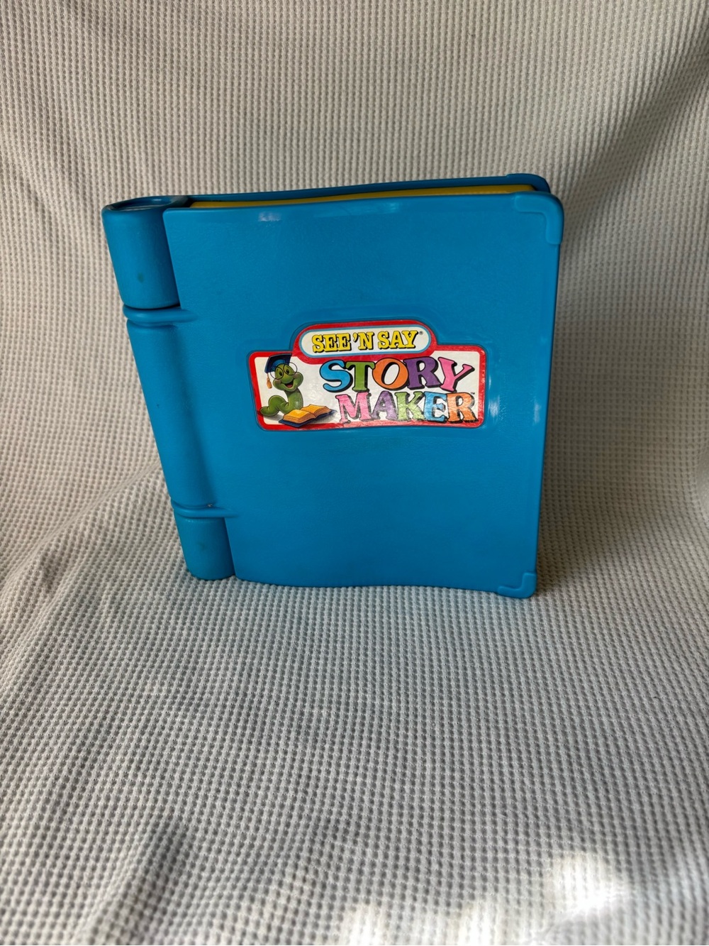 Vintage Mattel See 'N Say Story Maker Blue Book 1991 Tested and Working
8”x8”x2